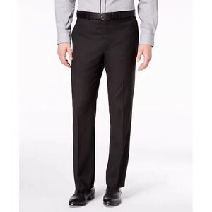 Marc New York Mens Black Stretch Dress Pants 33W 30L
